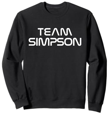 Simpson Family Name Show Support Be On Team Simpson Sudadera