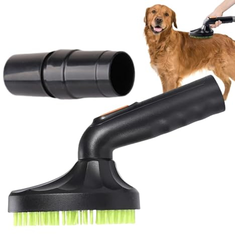 Kit De Aseo Para Mascotas - Accesorio De Aspiradora Para Gatos Y Perros, Negro, Herramienta De Eliminación De Pelo, Cepillo De Pelo De Perro, Compatible Con La Mayoría De Aspiradoras