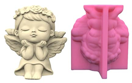 Molde de silicona para maceta, hormigón, cemento, maceta, maceta, resina epoxi, soporte para brochas de maquillaje, moldes organizadores para fundición, epoxi, moldes de cemento de silicona