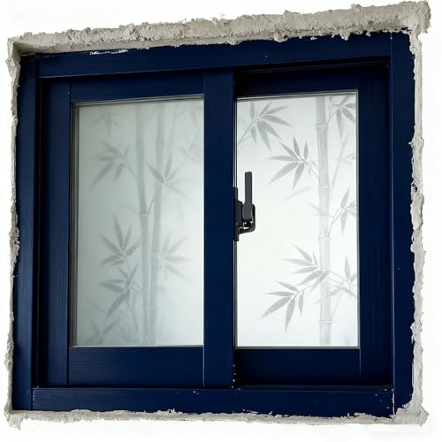 Kompakte, horizontal verschiebbare Kellerfenster, bündig montiert for eine nahtlose Integration in Keller, Badezimmer, Garagen und Küchen, mit Milchglas.(60x40 cm)