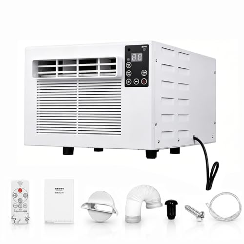 Condizionatore Portatile, 1876 BTU Piccolo Condizionatore, Spot Cooler Silenzioso con Telecomando, Freddo/Deumidificazione, Timer 12H, 280W Basso Consumo, per Campeggio, Tenda, Camper, Furgone