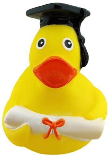 MC Trend - Paperella da bagno con tocco da laureato e rotolo di pergamena, idea regalo originale e divertente