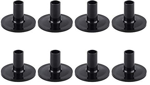 8PCS Black Drum Cymbal Sleeves Long Plastic Drum Set Musical Instruments Accessory Replacement