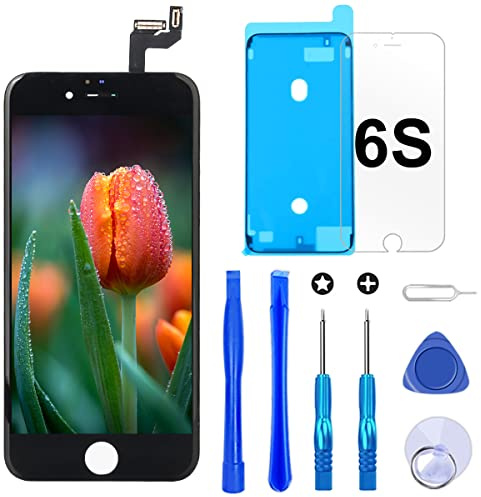 Écran LCD pour iPhone 6s Noir, 4,7 Numériseur Tactile Remplacement