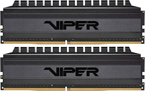 Patriot Viper Blackout RAM Series DDR4 32GB (2 x 16GB) 3600MHz C19 Kit di Memoria Gaming XMP 2.0 Nero
