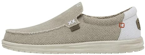 HEYDUDE – Mikka Braided Mikka slip-on skor, Vit, 43 EU