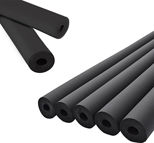 Pipe Insulation Foam Tube - 3/4 Inch Foam Tubing for AC Unit, Guitar Stands, Exercise Machine Handle and Roof Rack, etc, - 3/4(19mm) ID 1-29/64(37mm) OD - 6Ft