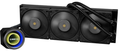 Lian Li Galahad II TRINITY Performance 360 Closed Loop ARGB AIO Liquid Double Wave CPU Cooler - Black