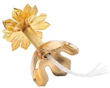 Zerodeko Lotus-dochthalter aus Legierung Dochtaufbewahrungsständer im Lotus-Stil Buddha-zubehör Kerzenhalter für Buddha-Figuren Lotus-kerzenständer mit Hoher Qualität