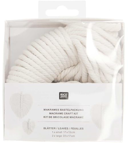 Rico Design Makramee Set Blätter
