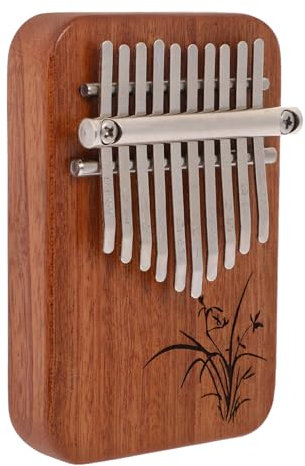 SHOWERORO Tragbarer Holz Kalimba Finger Klavier Mbira Instrument Mini Kalimba Kleines Musikinstrument Für Anfänger Daumenklavier Prop