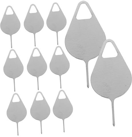 Gadpiparty SIM Pin Auswurfstift Metall SIM Karten Tool Mit Aufhängeloch Rostfrei Kompatibel Für Telefonmodelle 100 Stück