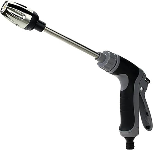 Hamkaw-Power-Hochdruckreiniger für jeden Gartenschlauch,hochdruckpistole Düse/spritze/aufsatz,Ultra Washer Verstellbarer Wasserdurchfluss (1-hochdruckwasserpistole)