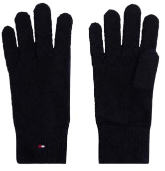 Tommy Hilfiger Damen Th Flag Fluffy Knit Gloves Aw0aw17797 Handschuhe (1er Pack)