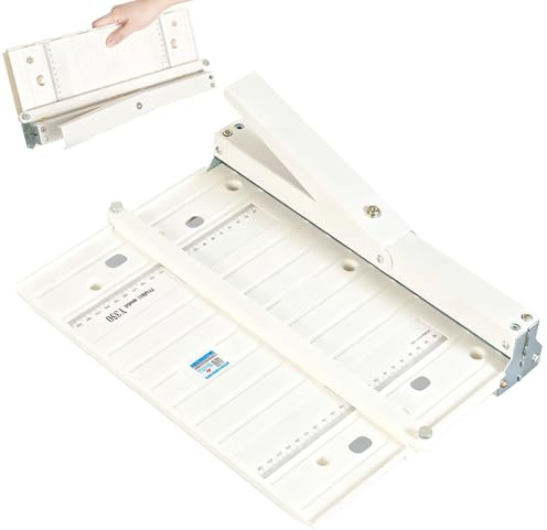 SUCRFXJ Plieuse Manuelle Robuste de 350 mm, plieuse de Papier A3, rainureuse, plieuse, rainureuse, Profondeur de rainure: 0,8mm, for Bureau, brochures, Cartes de vœux et papiers Photo.