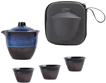 Service à thé de voyage réutilisable avec infuseur à thé pour bureau, voyage, maison
