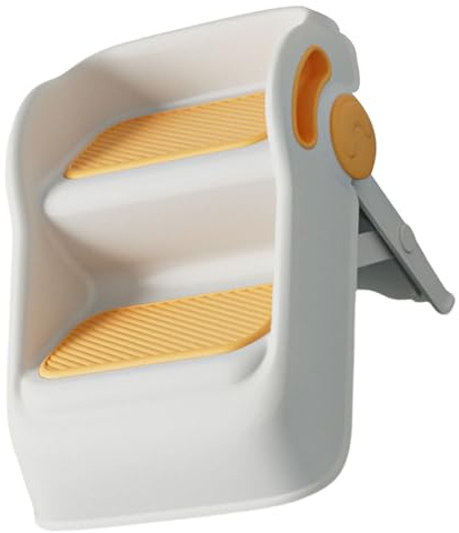 Sgabello pieghevole per bambini, base antiscivolo, salvaspazio, pieghevole