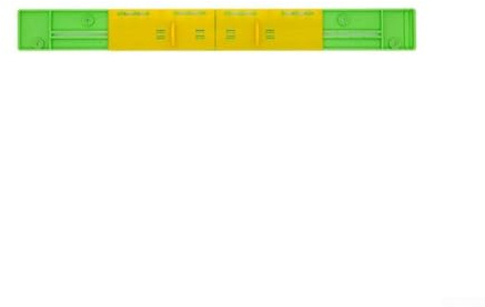 Pumixiy Reductor de entrada de colmena de plástico, paquete de 5, protector de entrada de colmena verde y amarillo para invierno, puerta de colmena de apicultura, puerta nido duradera para entrada (B)