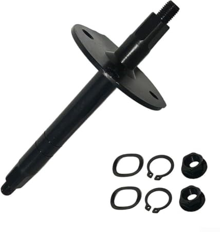 Oniissy Ejercicio para bicicleta eje medio para modelos compatibles, eje de pedal de metal de 17-20 mm de diámetro con espaciado de tornillo de 60 mm, para equipo de fitness duradero (20 mm x 180 mm)