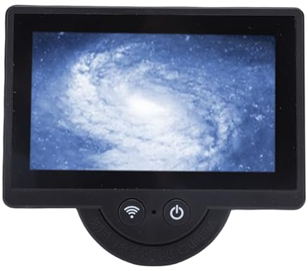 SUPYINI Elektroniskt wifi okular teleskopisk mikroskoptillbehör med 4,3- HD-IPS-skärm, 1 megapixel kamera, trådlös anslutning för astronomiska observationer utomhus