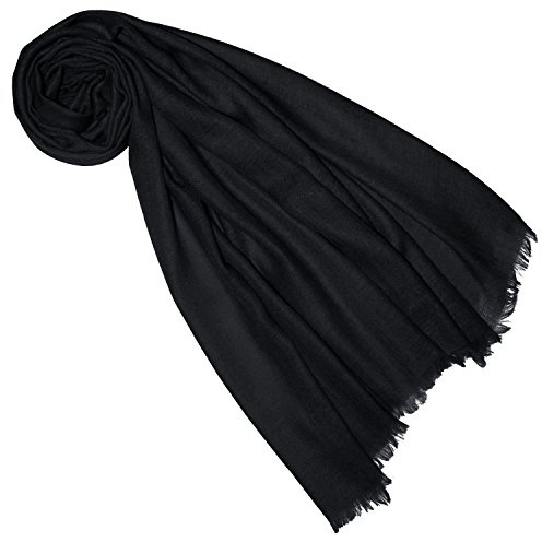 Lorenzo Cana Damenschal Pashmina Schaltuch 100% Kaschmir leicht kuschelweich Kaschmirschal Kaschmirtuch Kaschmirpashmina einfarbig 78317888