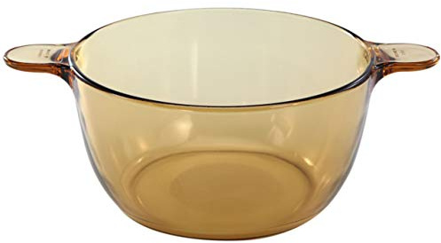 Visions 2.5 Quart Amber Glass Stewpot