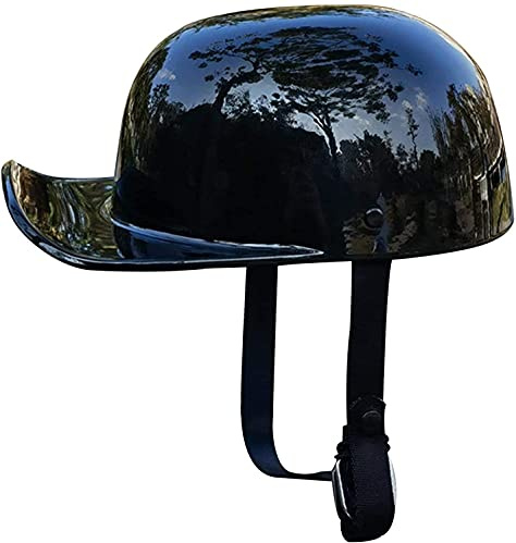 Casco Jet Moto Caschi per Harley Aperto Jet Caschi Casco a Scodella Motorino Mezzo Elmetto da Moto Retrò Caschi Vintage ECE Omologato ( Color : B , Size : XX-Large )