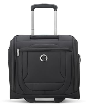 DELSEY PARIS Helium DLX Softside Gepäckuntersitz mit 2 Rollen, schwarz, Carry on 16 Inch, Helium DLX Softside Gepäck Untersitz mit 2 Rollen
