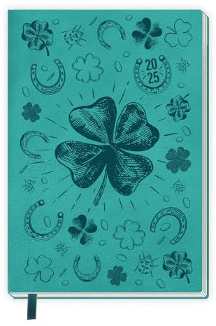 Trötsch Taschenkalender A6 Soft Touch Glück 2025: Soft Touch Terminkalender