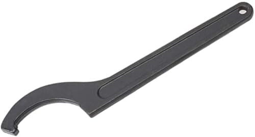 QXSJEDYCH Handwerkzeuge Kombi-Rollgabelschlüssel Gartenschlüssel Hakenschlüssel C-Schraubenschlüssel Verstellbarer Vierkantschlüssel for Fahrrad-Motorradreparatur - Schwarz, 22-26 mm