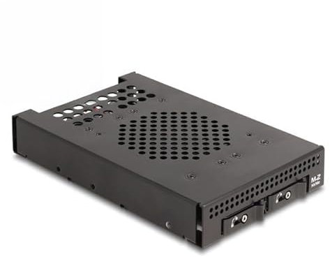 DeLOCK 47117 Contenitore di unità di archiviazione Box Esterno SSD Nero M.2