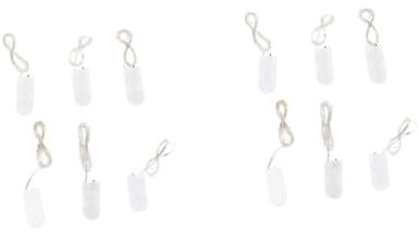 Alipis 12pcs Led Fairy Lights Changing Battery Operated String Lamp Ornament Decorative Indoor for Christmas Party