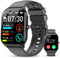 CASCHO Smartwatch Uomo Donna, 1.85'' Orologio Smartwatch con Effettua/Risposta Chiamate, 115+ Sportive Smart Watch con Contapassi/Sonno/Cardiofrequenzimetro, IP68 Fitness Tracker per iOS Android