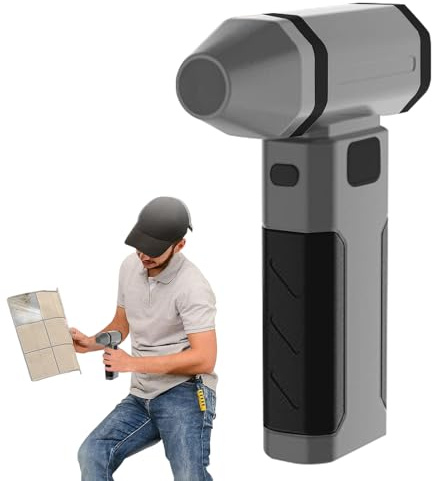 Reinigungsspray, Druckluft, 100.000 U/min, mit 5 einstellbaren Geschwindigkeiten, kabelloser Turboventilator, 100.000 U/min, tragbar, bürstenlos, Reinigungszubehör für Haus, Männer, Frauen