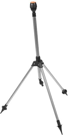 HIAKDOFT Arroseur de Pelouse Automatique sur Trépied Télescopique pour Jardin Extérieur, Buse Rotative Réglable, Système D'irrigation Multifonction, Dispositif D'arrosage et Solide