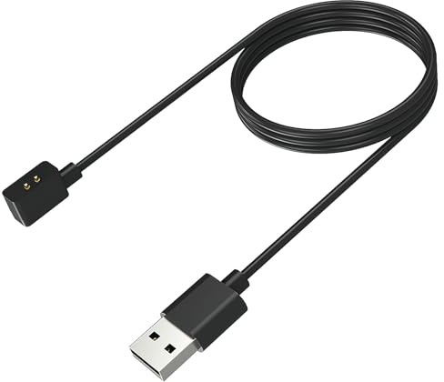 Ladegerät Kompatibel mit Xiaomi Redmi Watch 3/2 Lite/Smart Band Pro/Mi Band 7 Pro, Magnetische Ladestation mit 1m USB-Kabel, Schnellladefunktion, Überspannungsschutz für Smartwatch, Schwarz