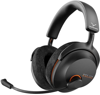 beyerdynamic MMX 230 Casque de Jeu sans Fil avec Bluetooth® 6.0 et l'ANC, autonomie de 60 Heures, Batterie remplaçable, en Noir
