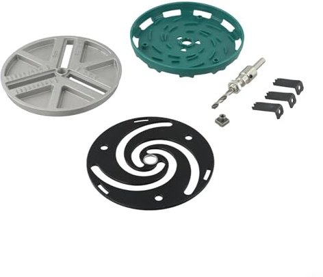 TONIXY Apri fori regolabile per la lavorazione del legno, 45-130 mm, punta da trapano con lama in lega dura per tagliare legno, compensato, plastica, cartongesso, intonaco morbido, bordo acrilico