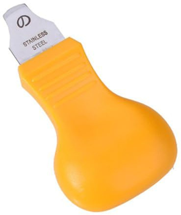 Outanaya Herramienta Relojero Abridor de Tapa Trasera de Reloj Acero Inoxidable y Plástico Resistente Diseño Compacto y Portátil Accesorio Reparación Relojes Color Amarillo