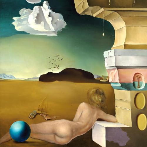 Generisch Salvador Dalí Surrealistische Landschaft Kunstdruck, Liegender Akt - ungerahmt