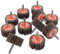 Roue à lamelles abrasives arbre du disque abrasif monté sur perceuse 50mm bande abrasive grain 40 Lot de 10 à352