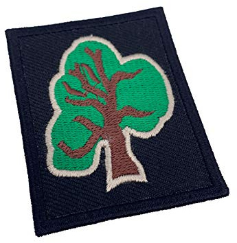 Reproduction WW2 Era British Insignia, 46th Infantry Division - Twill Backing