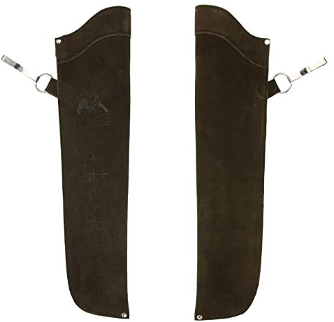 elToro Wild Colorz Side - Seitenköcher, aus hochwertigem robusten Wildleder, mit Gürtelclip, Top Zubehör für Pfeil und Bogen (Braun)