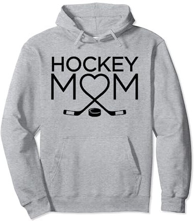 Proud Hockey Mom Distressed Eishockey Geschenk Pullover Hoodie