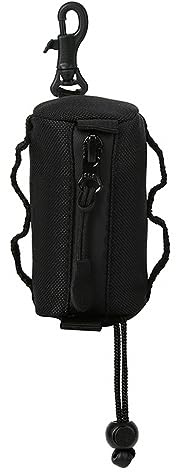 Porta Sacchetti Cane, Supporto per Sacchetto Rifiuti Cani Impermeabile con Cerniera, Distributore Sacchetti Cacca per Animali Passeggiate Escursionismo Campeggio