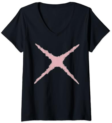 Tattoo One Anime Ruffy Strohhut Piece Cosplay Luffy Otaku T-Shirt mit V-Ausschnitt