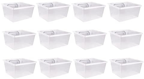 Rfeeuubft Kit de rangement pour perforés 12 pièces - Conteneurs perforés Crochets-accessoires perforés Les boîtes de bancs s'adaptent panneau piquets