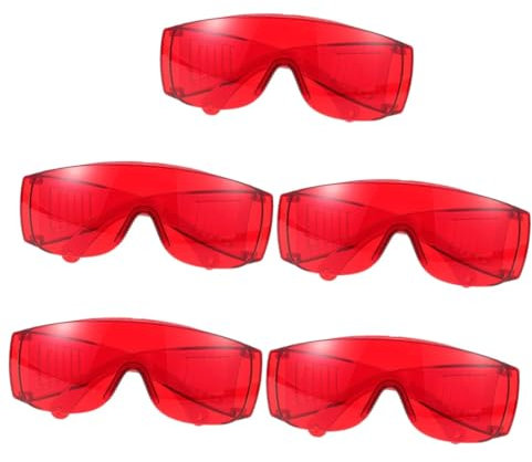 OSALADI 5pièces Lunettes De Protection Anti-éclaboussures Pour Femmes Lunettes De Sécurité Légères Et Confortables Protection Construction Et Laboratoire