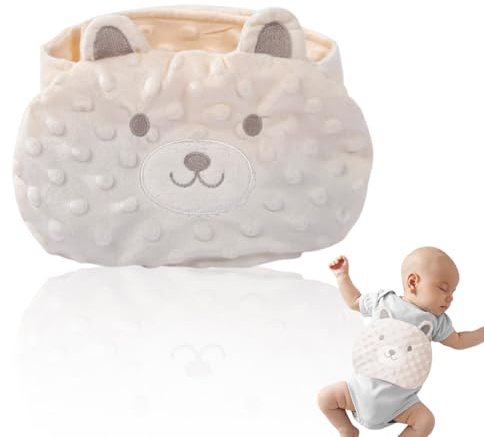 MOLZINY Bouillotte anti-coliques - Coussin chauffant pour micro-ondes - Avec chaleur apaisante - Aide naturelle pour les maux d'estomac chez les bébés et les tout-petits