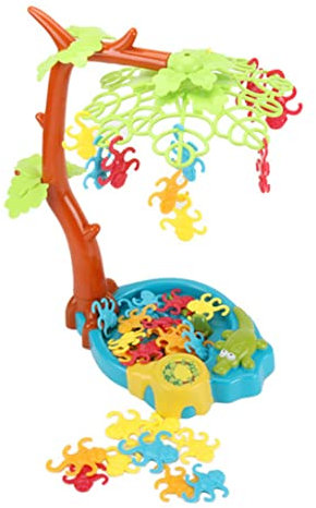 Ligeinsrk Monkey Balancing Game Monkey Hanging In a Tree Around Paternity Interactive Game Around Balancing Falling Tumbling Family Toy Climbing Tree Swing Board Kids Gift 1 Set Balan